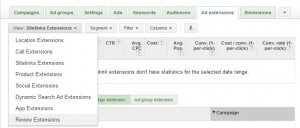 The three main ones that should be included in every campaign are sitelinks, location, and calls.